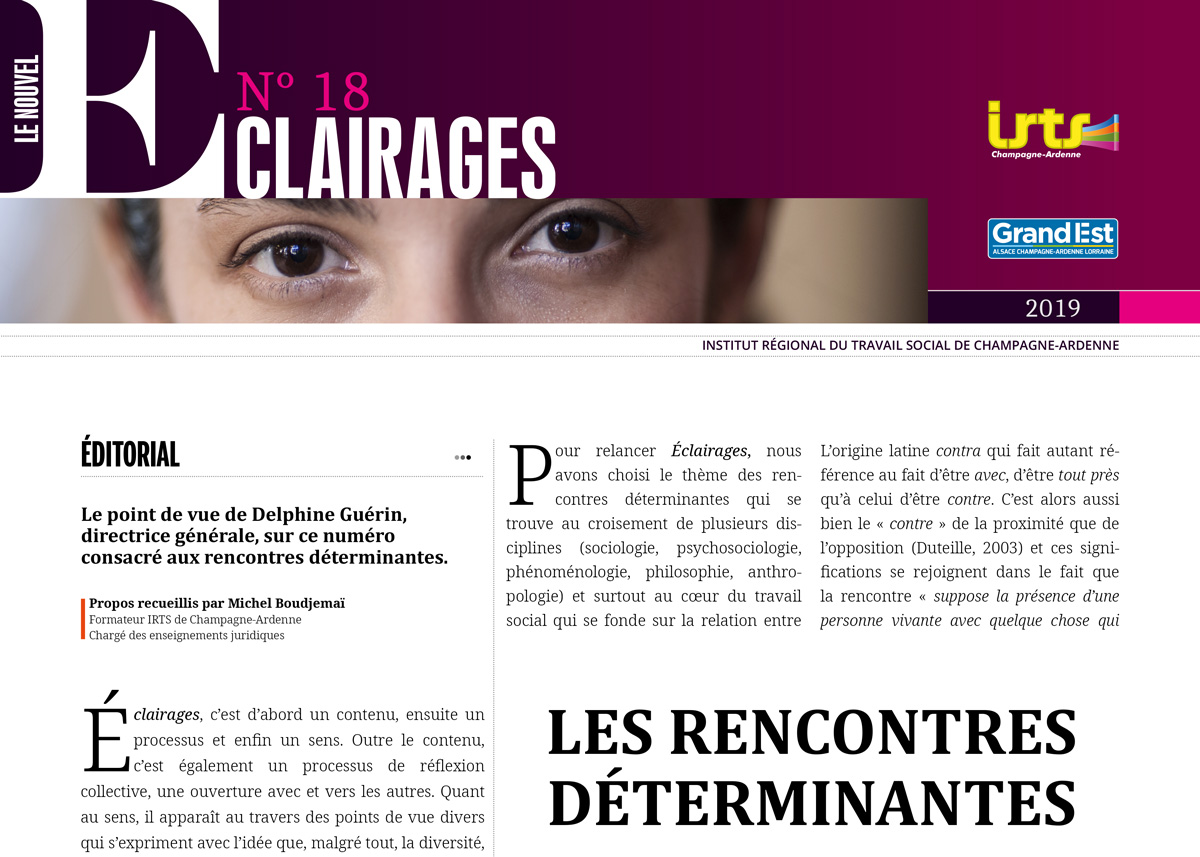 Le nouvel Éclairage n°18, Les rencontres déterminantes